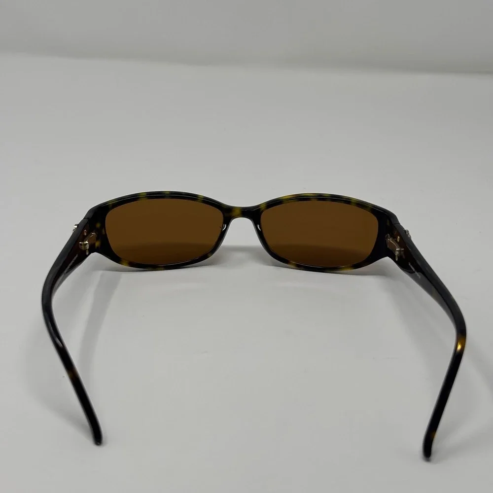 Kirkland Signature Sunglasses Girls Brown Havana‎ Oval Floral Y2K Aesthetic